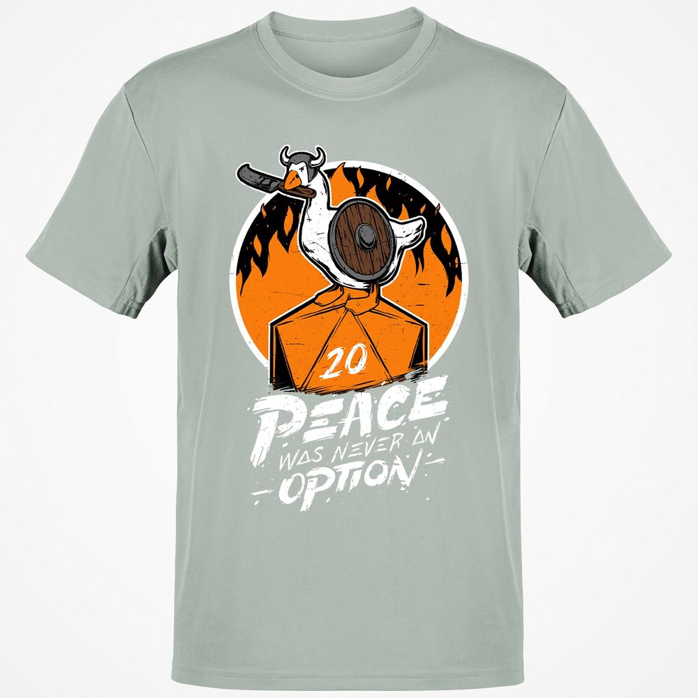 Peace Was Never An Option Classic Unisex T-Shirt - Ash - 2