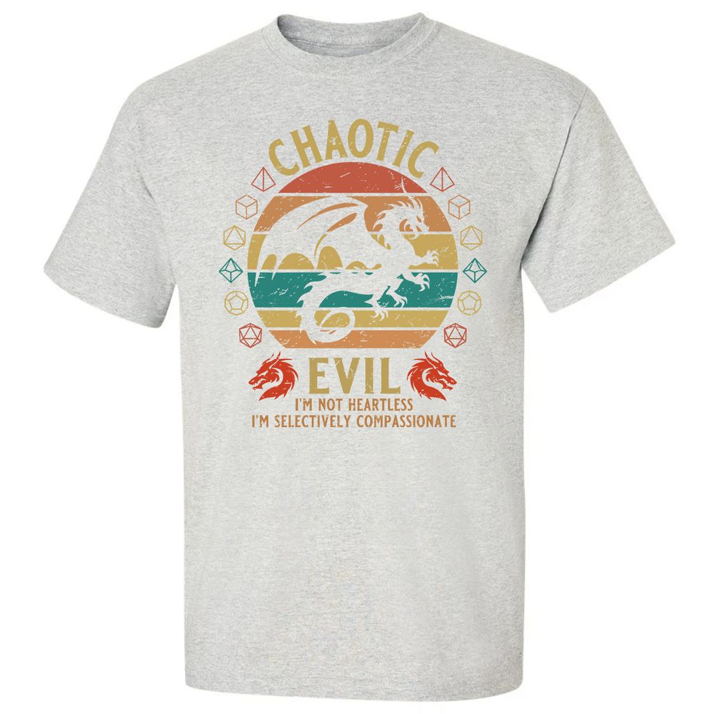 Chaotic Evil Classic Unisex T-Shirt - Ash - 2