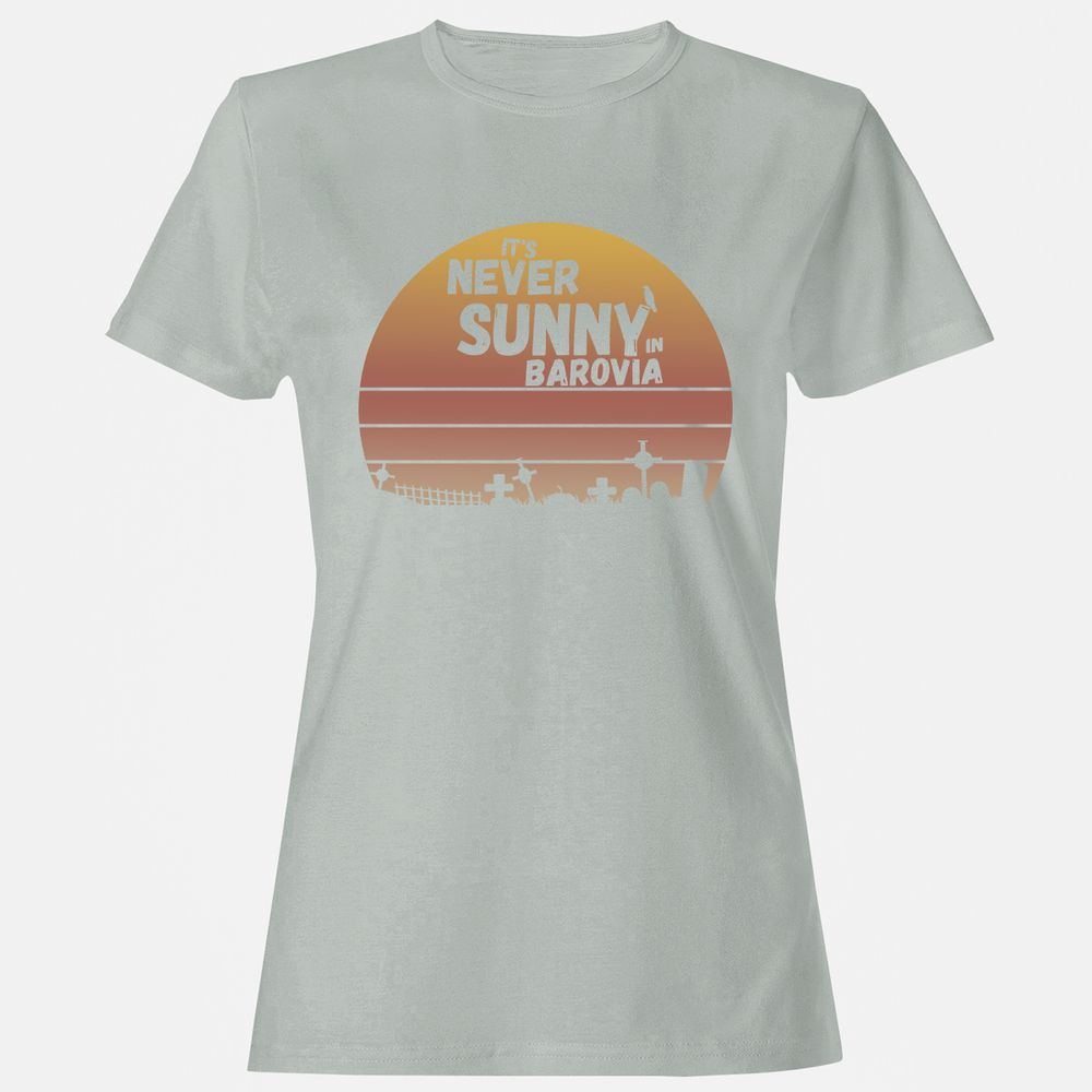Vintage It's Never Sunny In Barovia Women's T-Shirt - Ash - 2