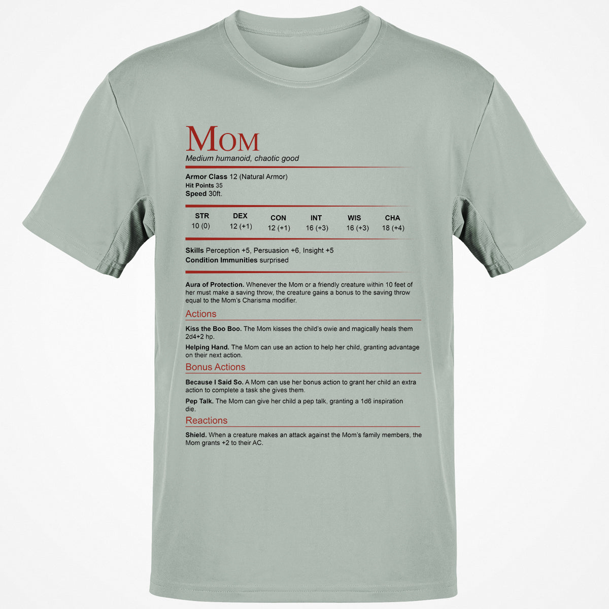 Mom Stats Block Classic Unisex T-Shirt