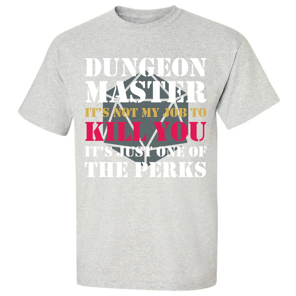 DUNGEON MASTER NOT MY JOB Classic Unisex T-Shirt - Ash - 2