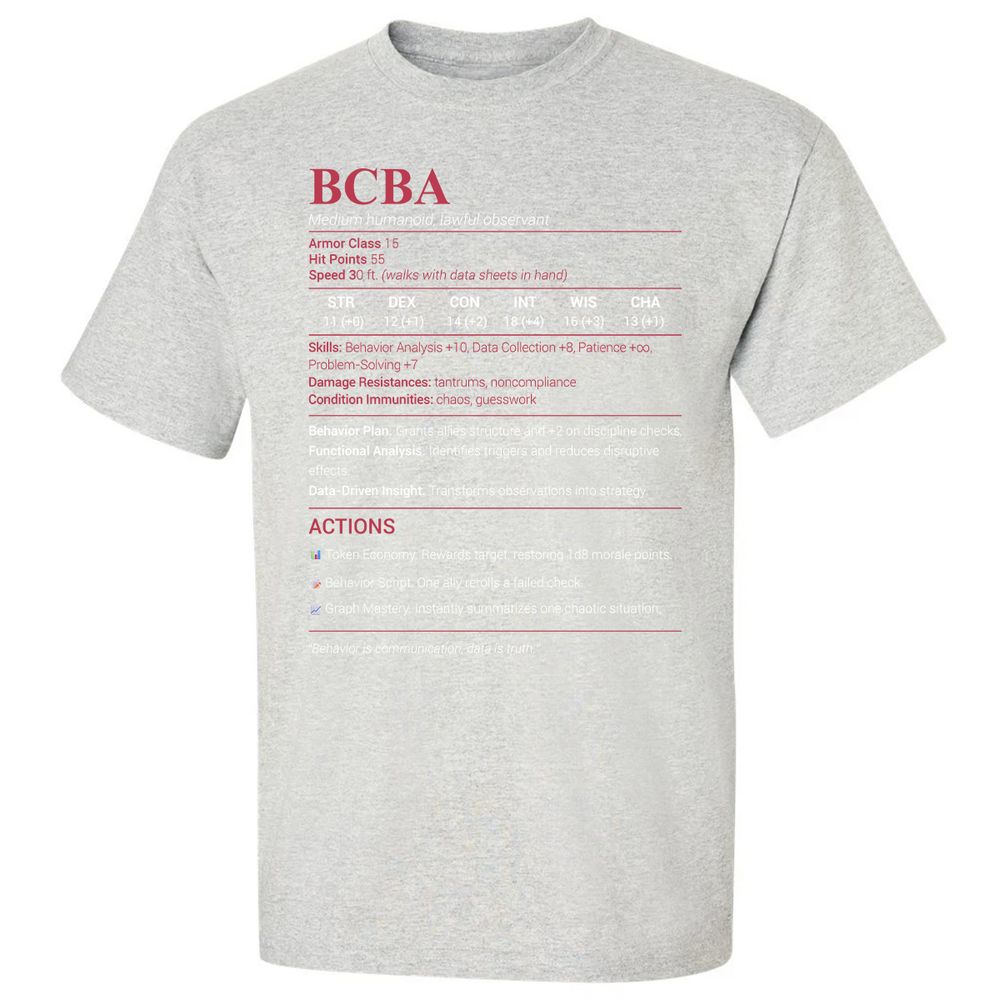 BCBA Classic Unisex T-Shirt - Ash - 2