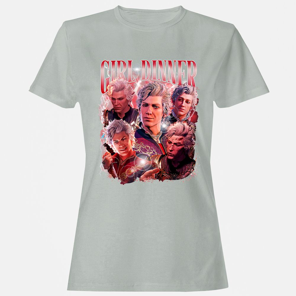 Astarion Girl Dinner Women's T-Shirt - Ash - 2