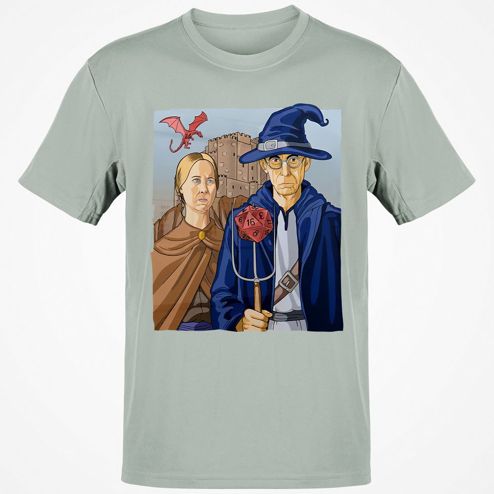 DnD Gothic Classic Unisex T-Shirt - Ash - 2