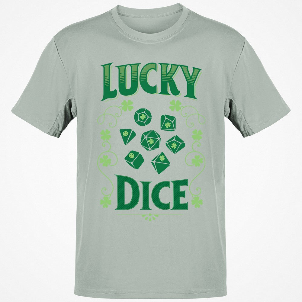 Lucky Dice Classic Unisex T-Shirt - Ash - 2