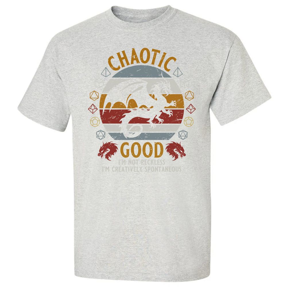 Chaotic Good Classic Unisex T-Shirt - Ash - 2