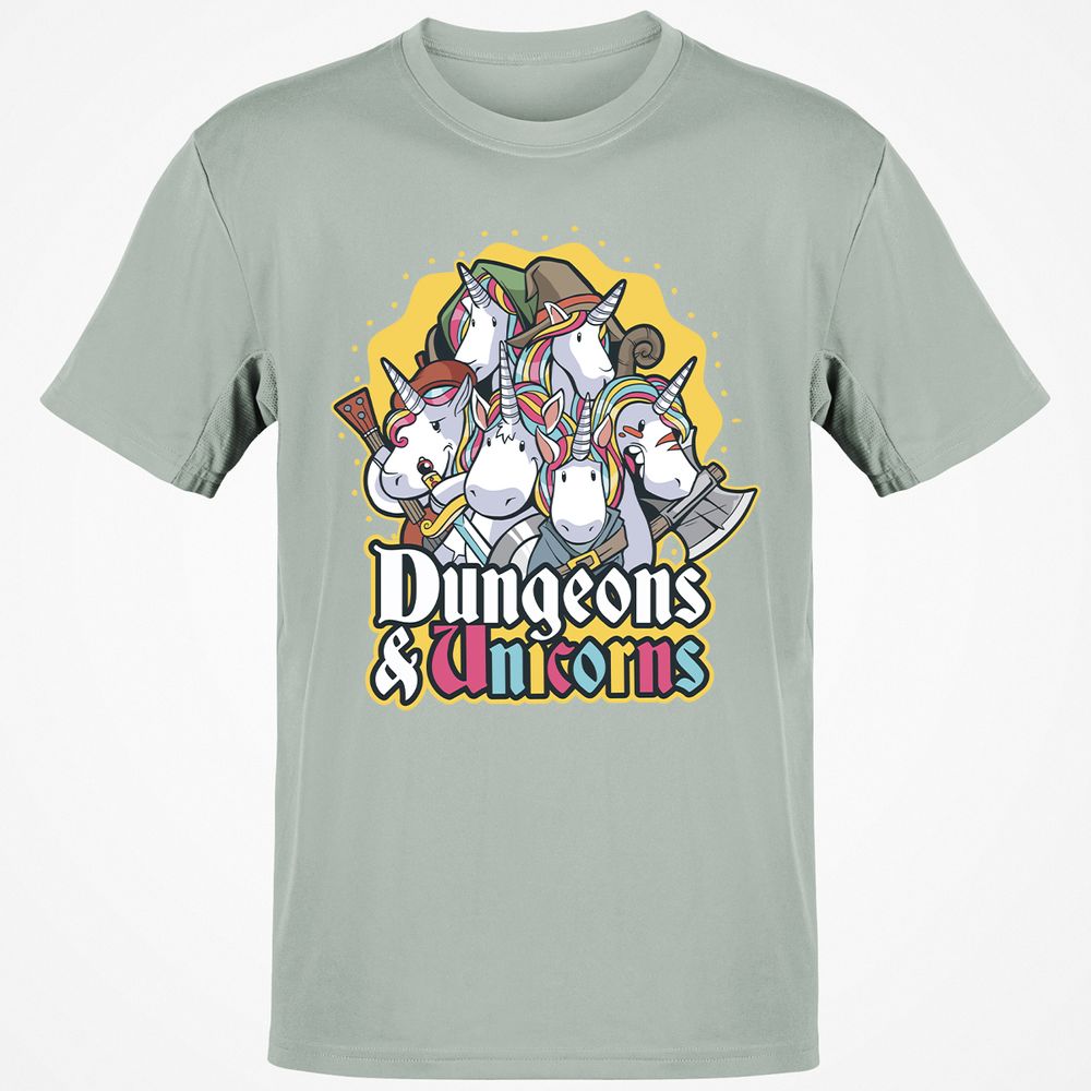 Dungeons And Unicorns T-Shirt - Ash - 2