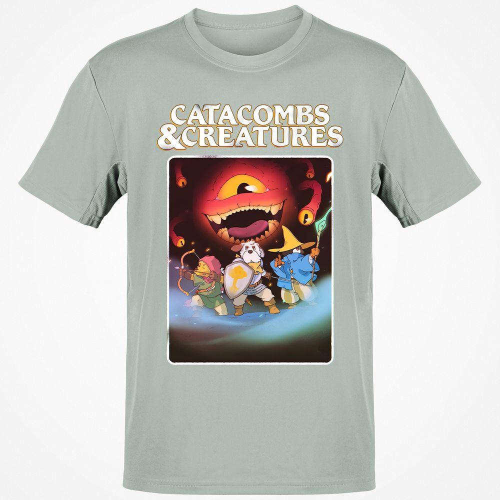 Catacombs & Creatures Classic Unisex T-Shirt - Ash - 2