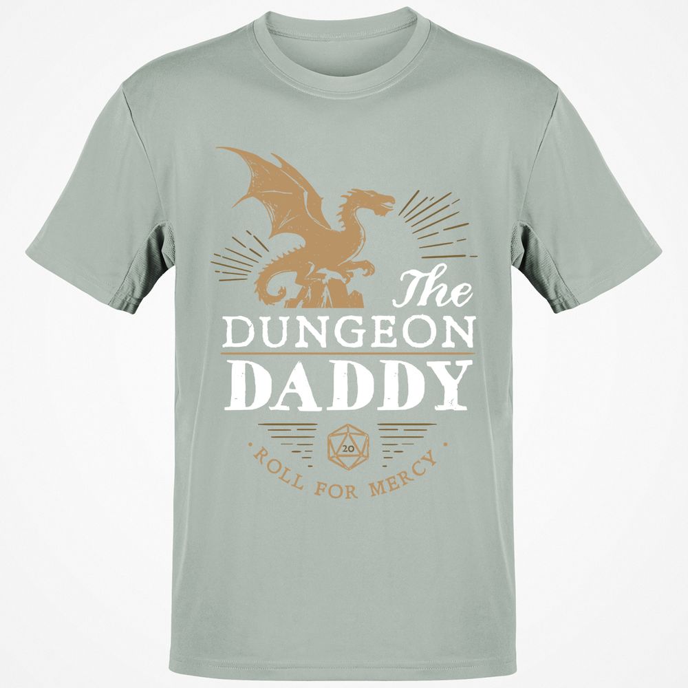 Dungeon Daddy Roll For Mercy Classic Unisex T-Shirt - Ash - 2