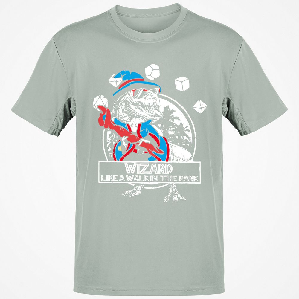 Wizard Like The Walk In The Park Classic Unisex T-Shirt - Ash - 2