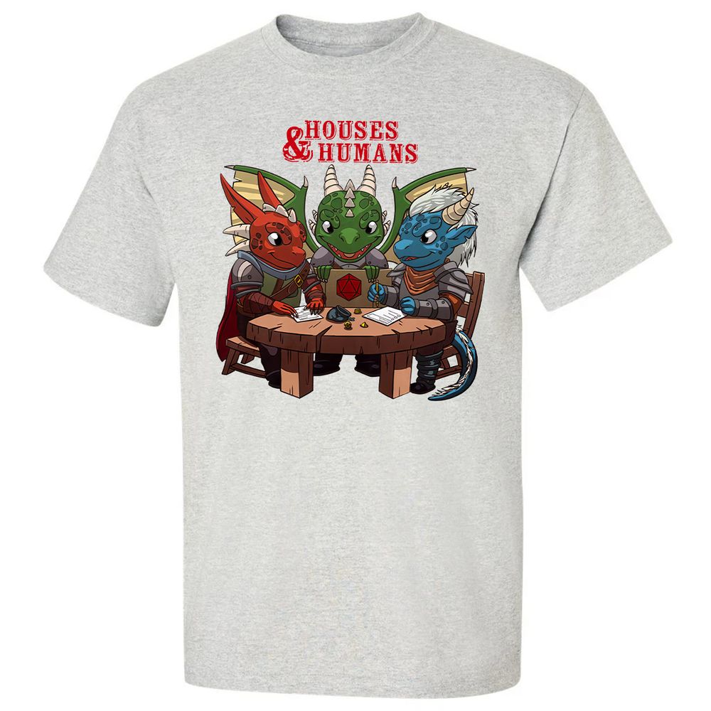 Houses & Humans Classic Unisex T-Shirt - Ash - 2