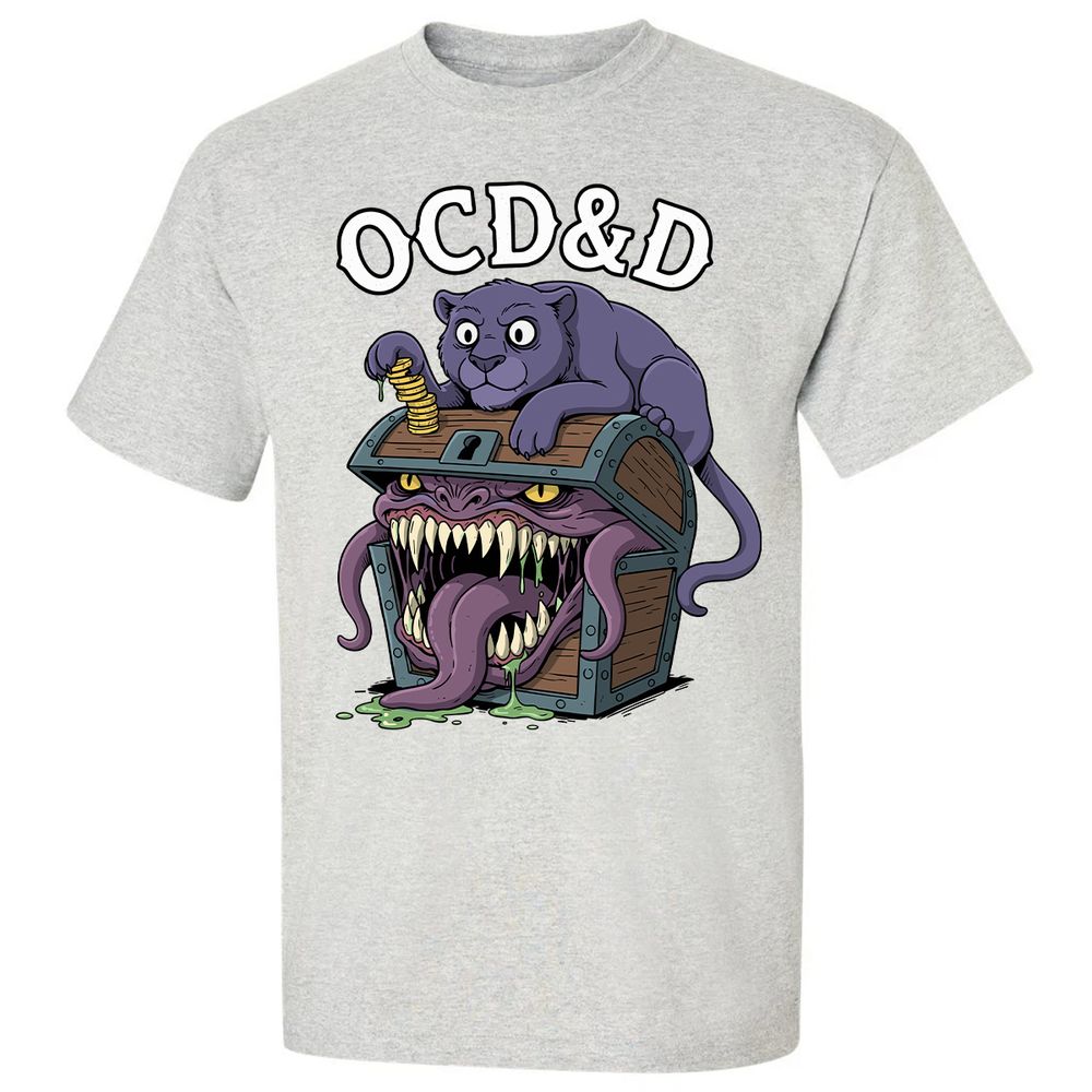 OCD&D Classic Unisex T-Shirt - Ash - 2