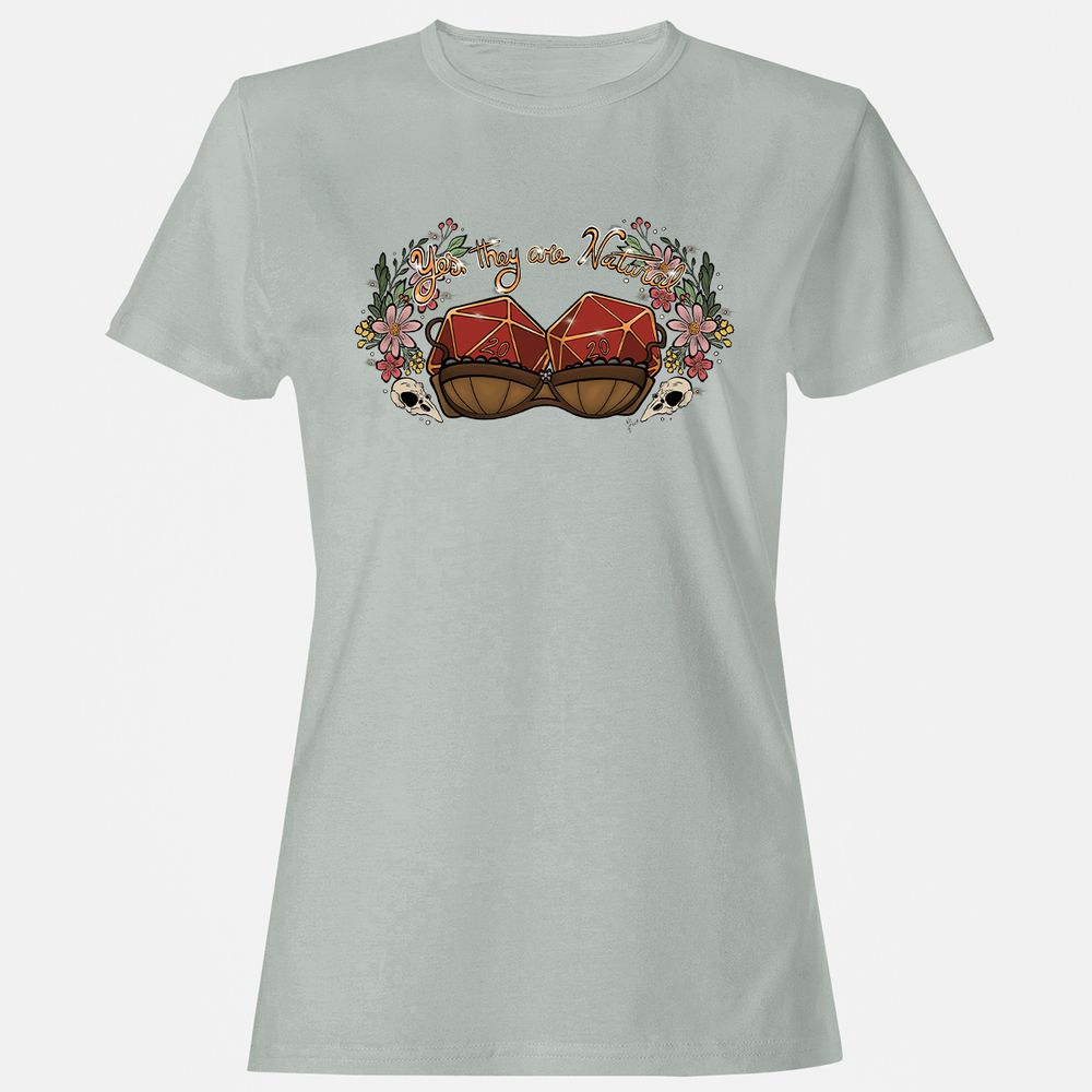 Yes They're Natural Women's T-Shirt - Ash - 2