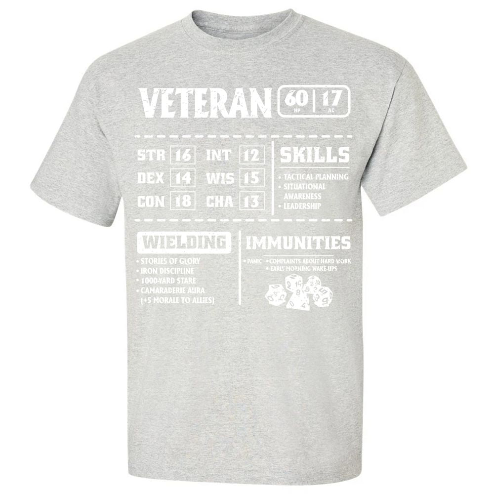 Veteran New Ver. Classic Unisex T-Shirt - Ash - 2