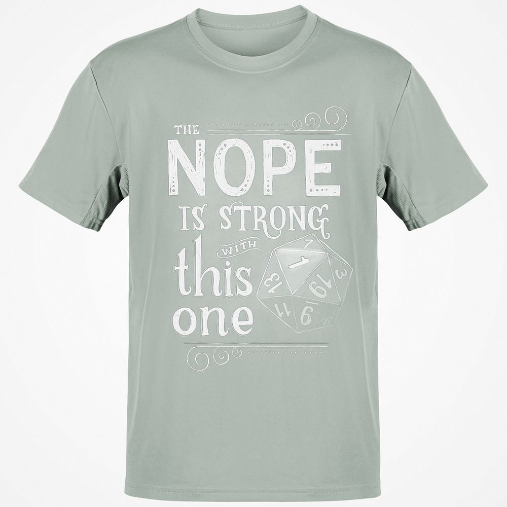 The NOPE is Strong with This One T-Shirt - Ash - 2