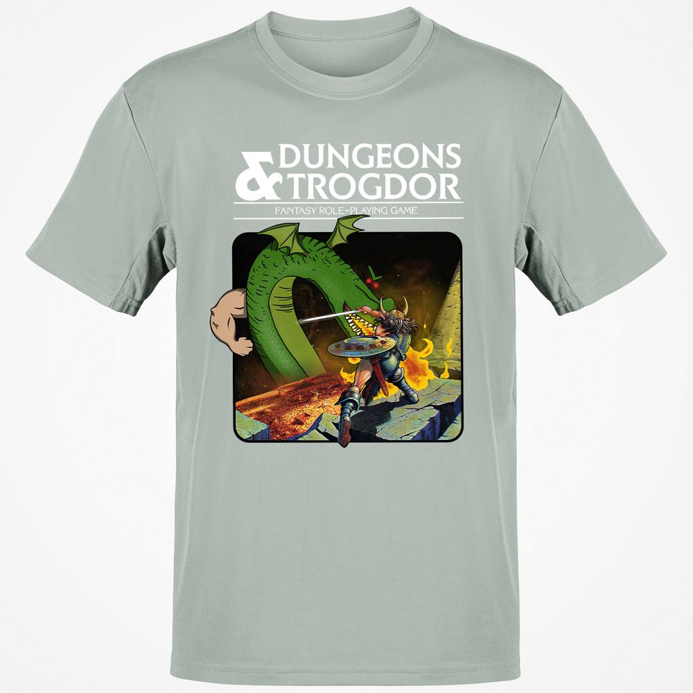 Trogdor Classic Unisex T-Shirt - Ash - 2