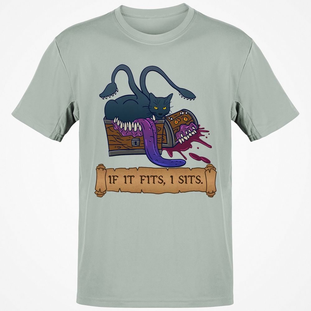 If It Fits I Sits Classic Unisex T-Shirt - Ash - 2