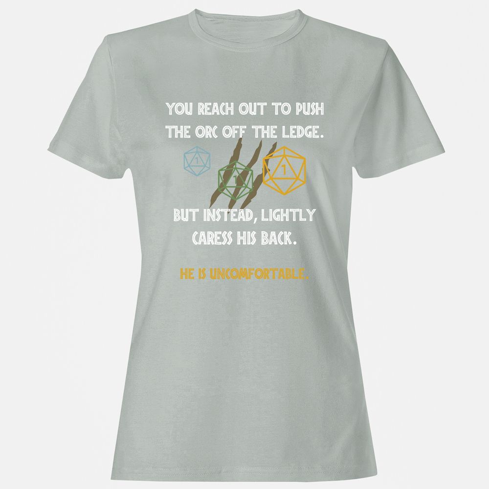 YOU REACH OUT TO PUSH Women's T-Shirt - Ash - 2