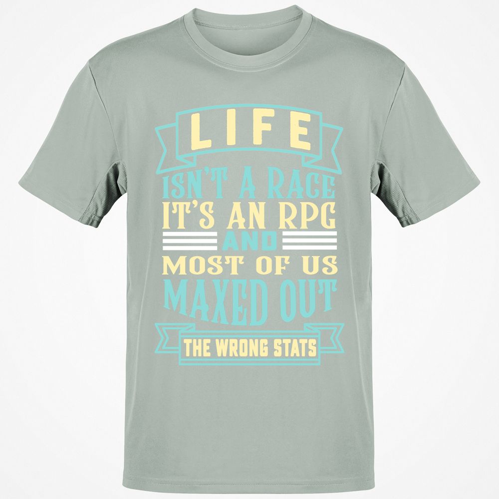 Life Is A RPG T-Shirt - Ash - 2