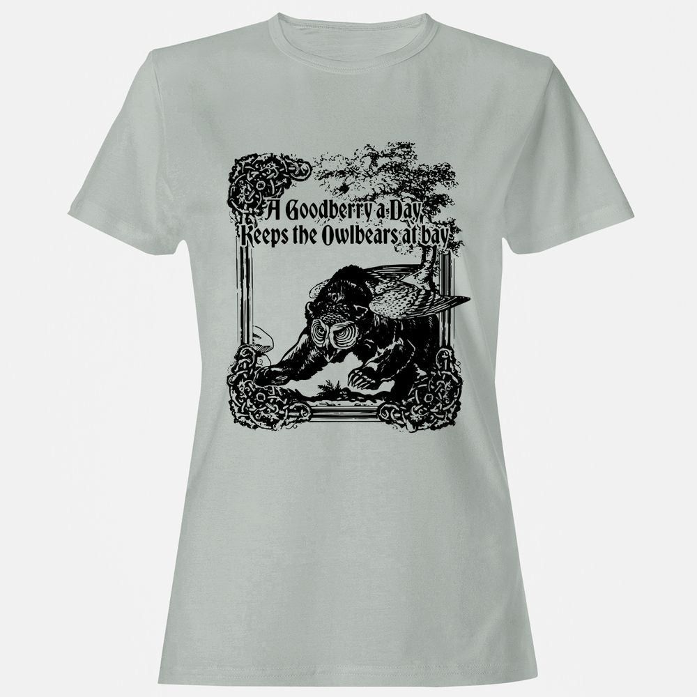 A Goodberry A Day Keeps The Owlbears At Bay Women's T-Shirt - Ash - 2