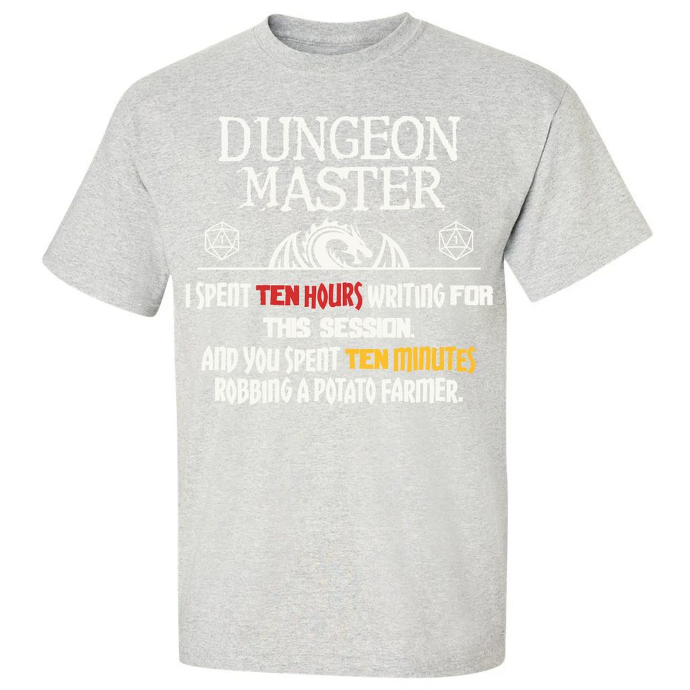 Dungeon Master Chaos Meme Classic Unisex T-Shirt - Ash - 2