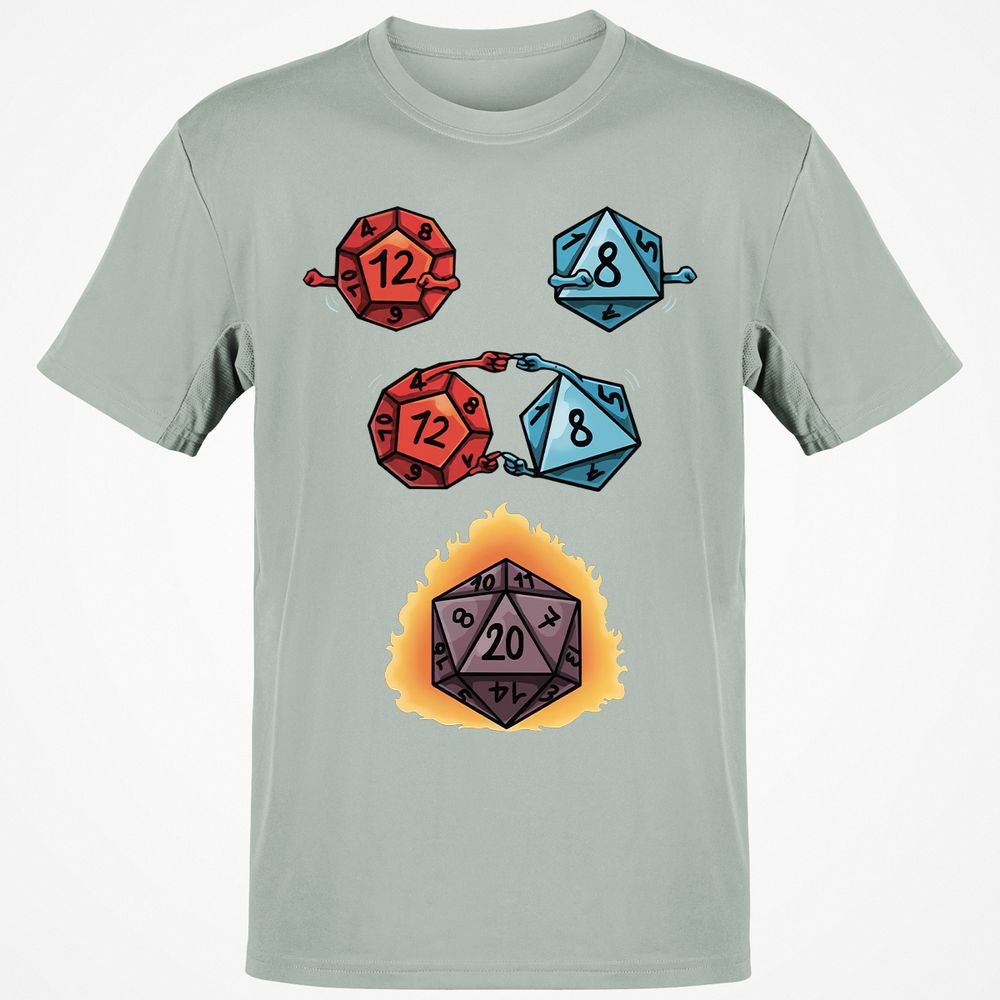 Dice Fusion RPG Classic Unisex T-Shirt - Ash - 2