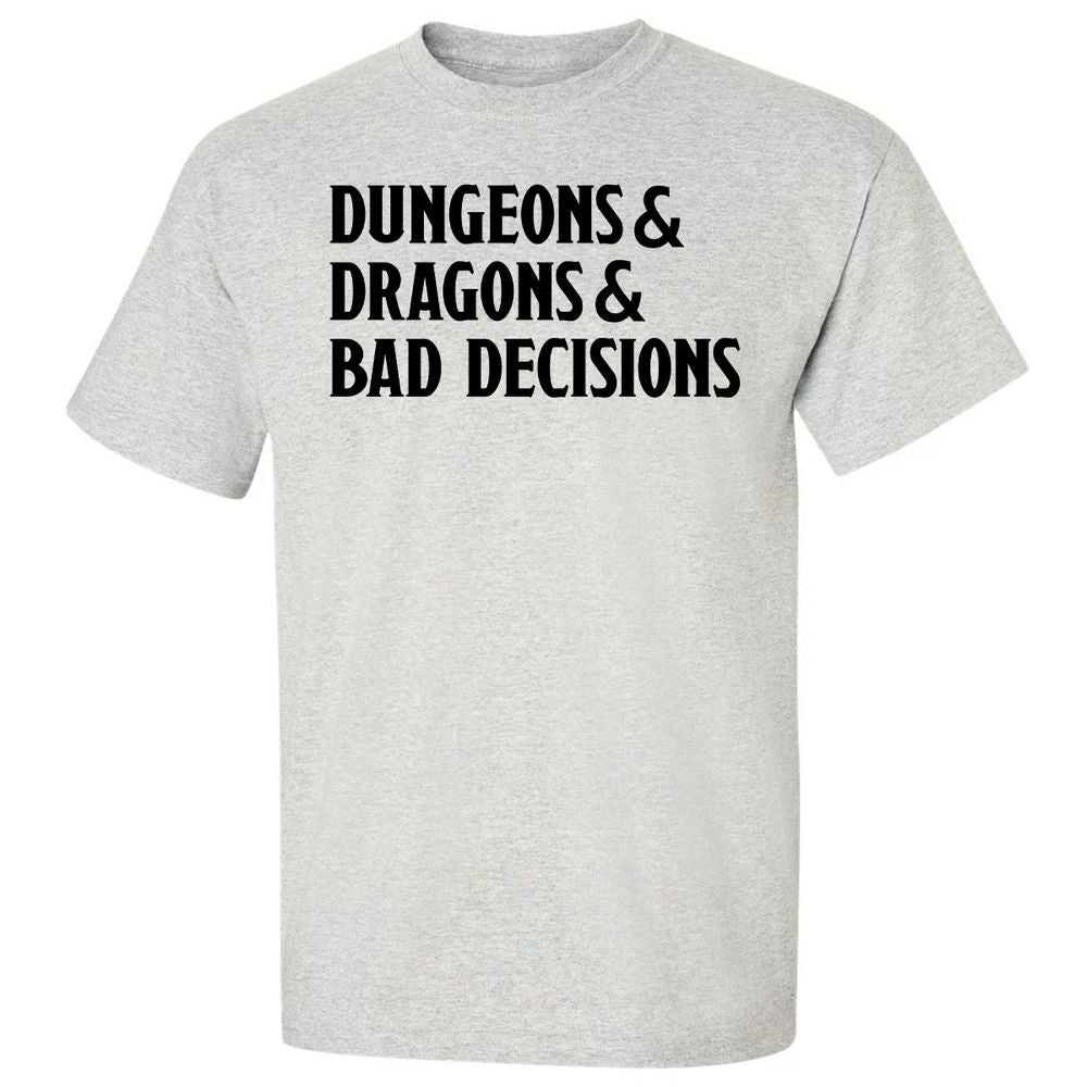 Bad Decisions Classic Unisex T-Shirt - Ash - 2