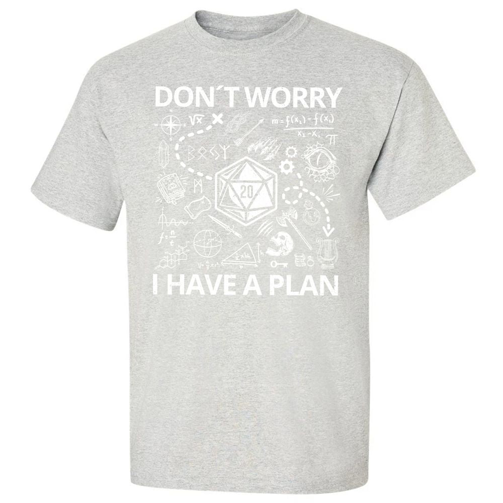 Don't Worry I Have A Plan Classic Unisex T-Shirt - Ash - 2