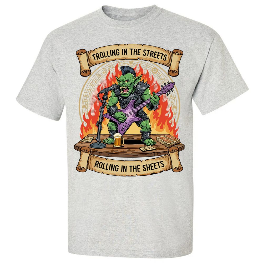 Trolling in the Streets Classic Unisex T-Shirt - Ash - 2