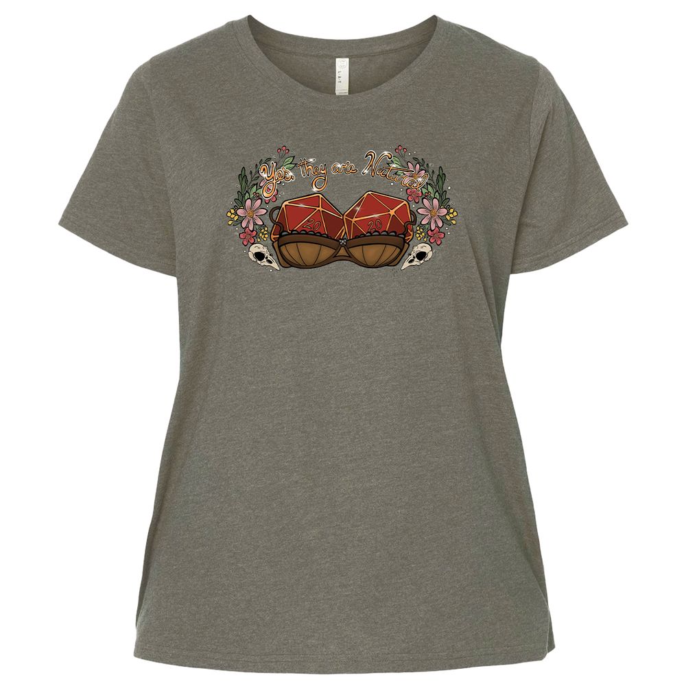 Yes They're Natural Ladies Curvy Jersey - Bamboo Blackout - 2