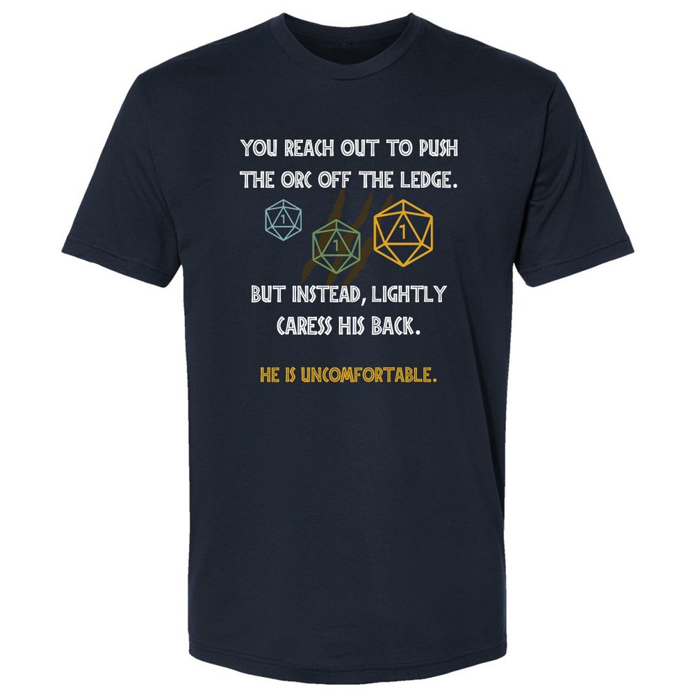 YOU REACH OUT TO PUSH Premium Unisex T-Shirt - Midnight Navy - 2