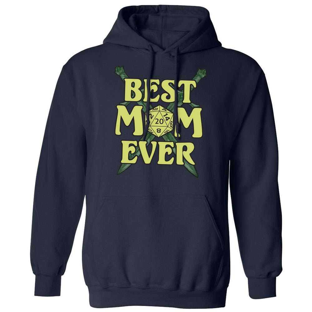 Best Mom Ever Classic Unisex Hoodie - Navy - 2