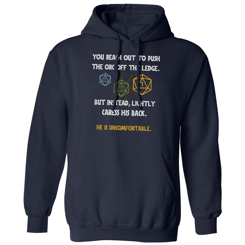 YOU REACH OUT TO PUSH Classic Unisex Hoodie - Navy - 2