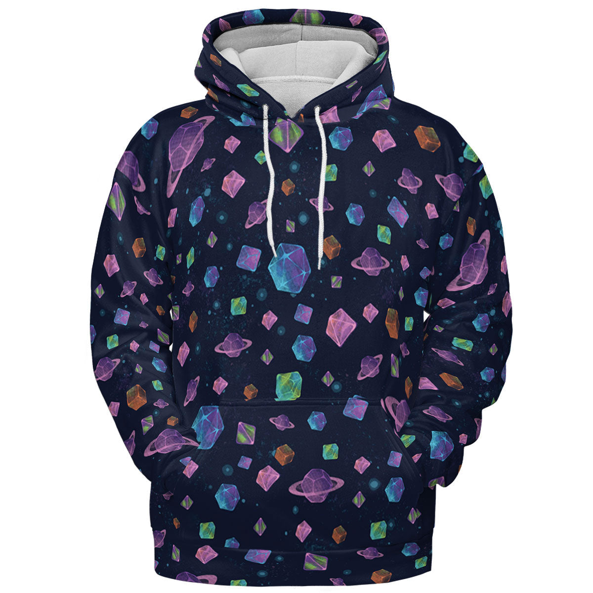Galaxy Of Dices Pattern All-over Print Hoodie