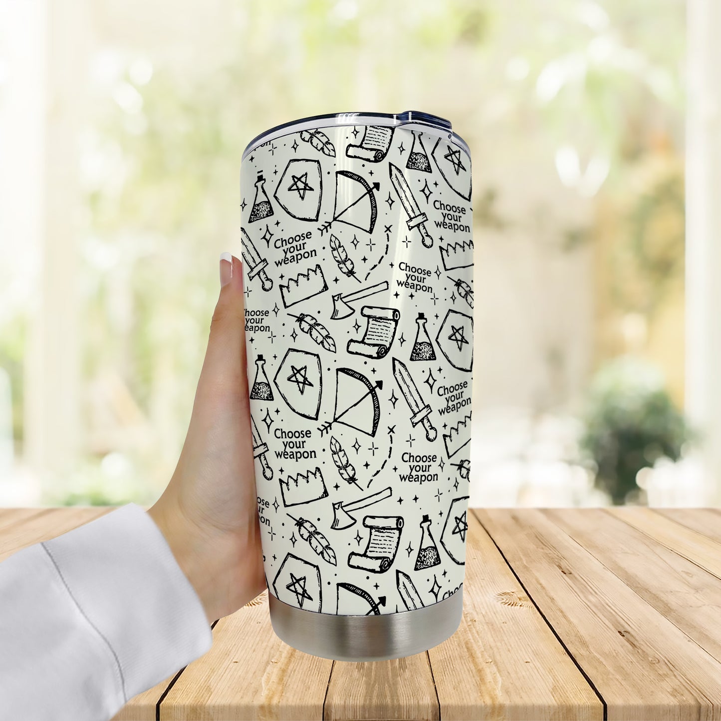 Choose Your Weapon Tumbler