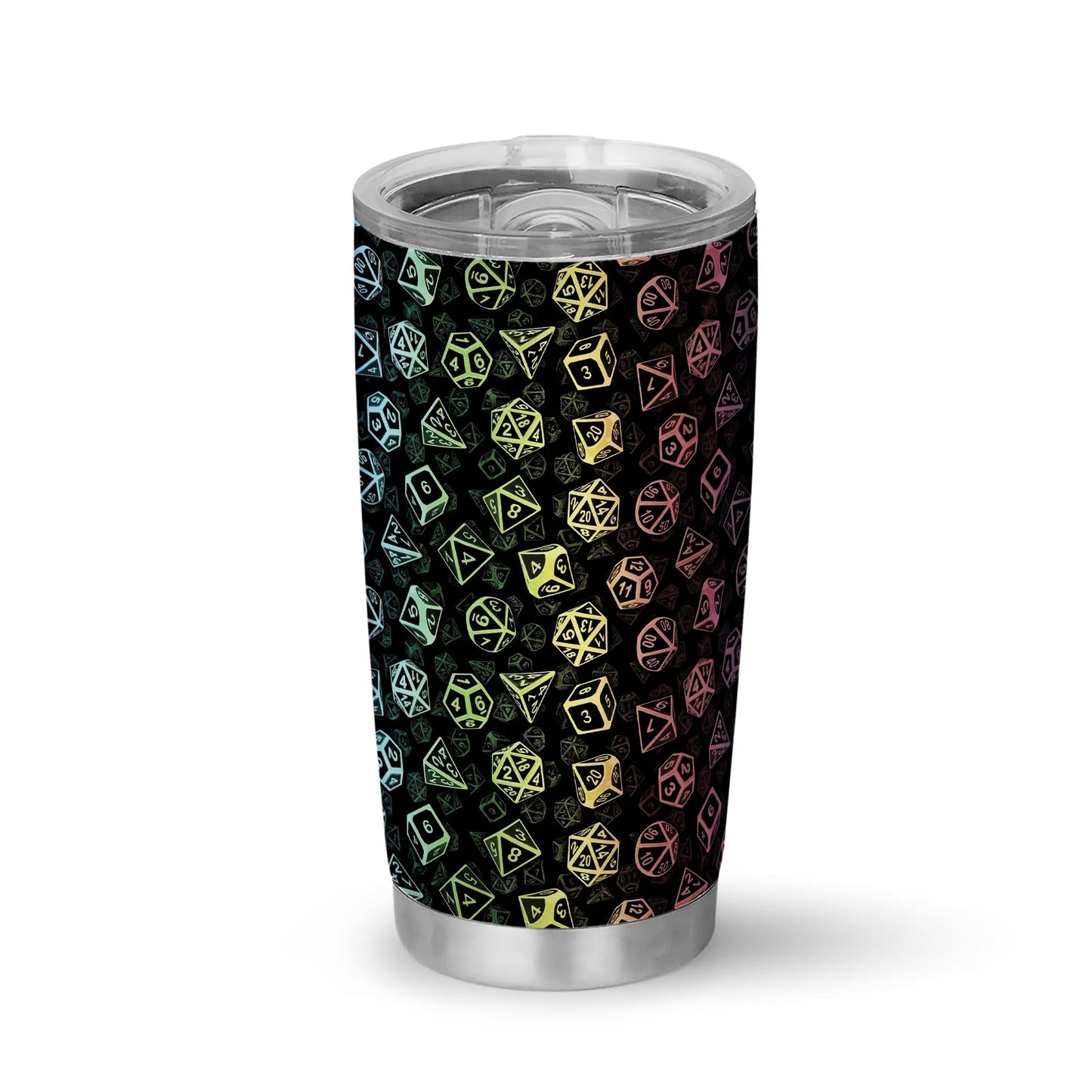 Classic Rainbow Dice Tumbler