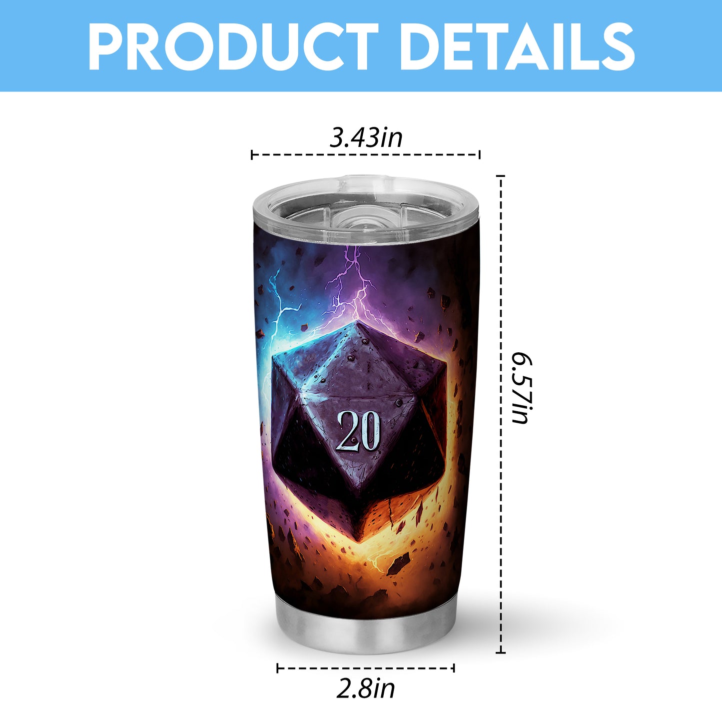 D20 Storm Tumbler