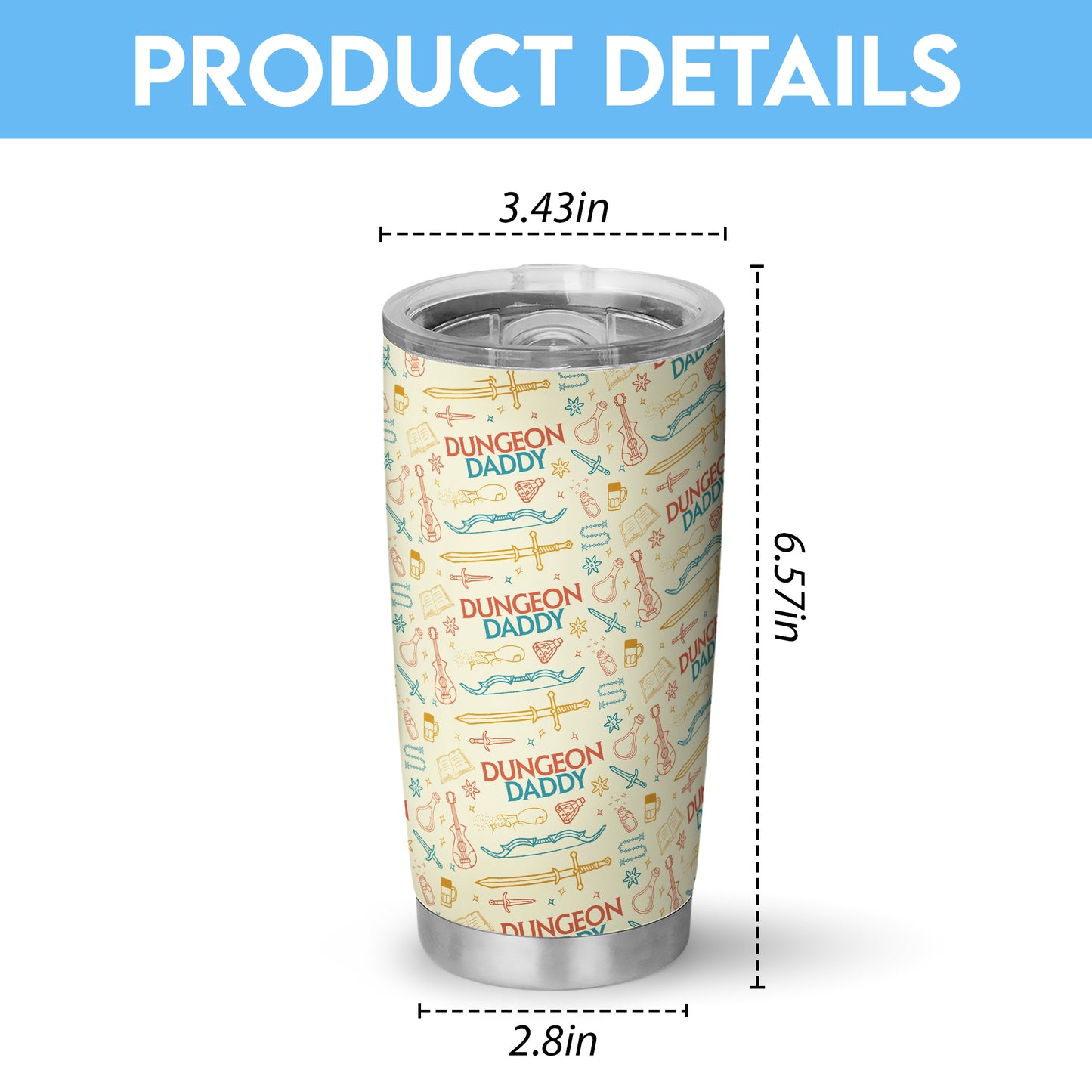 Dungeon Daddy Tumbler