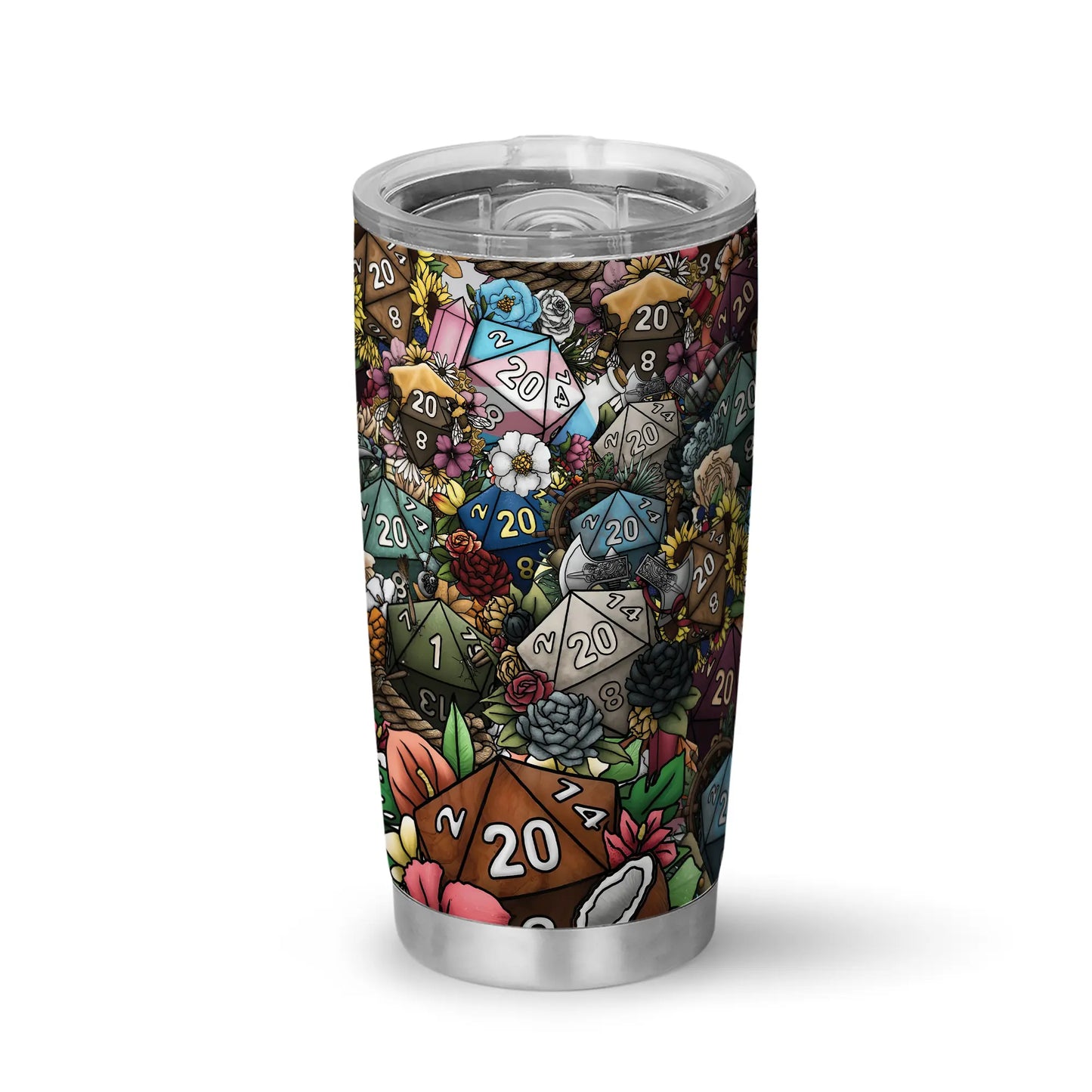 Flower Dice Tumbler