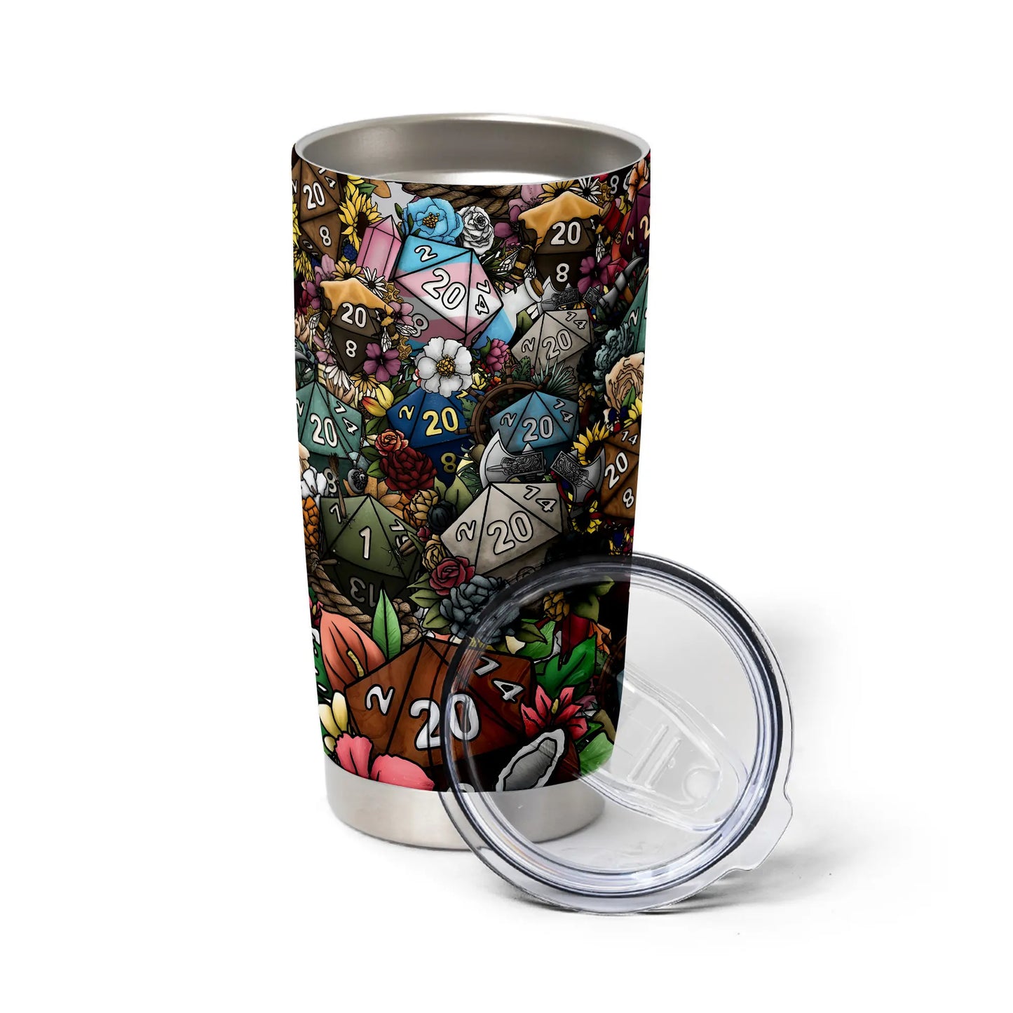 Flower Dice Tumbler
