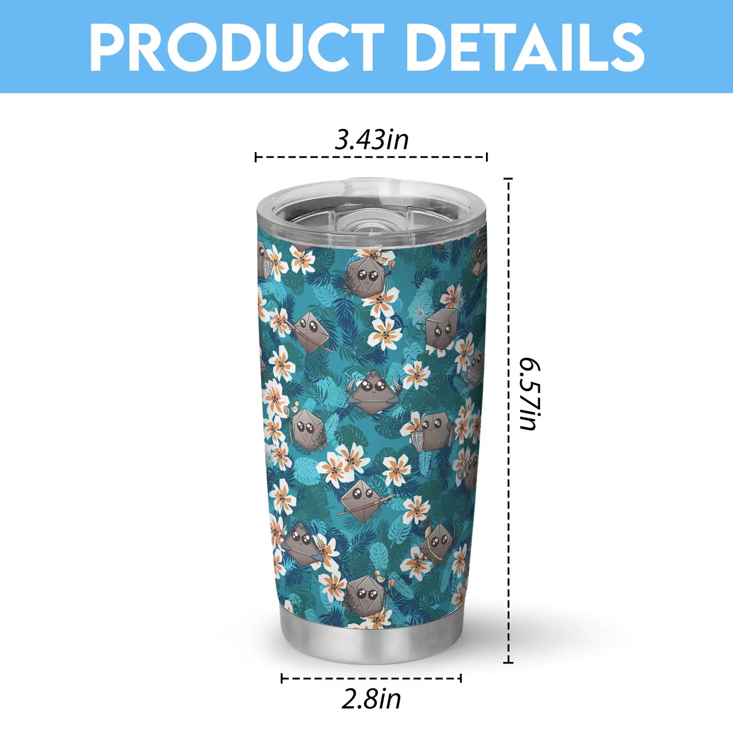 Kawaii Dices Tumbler