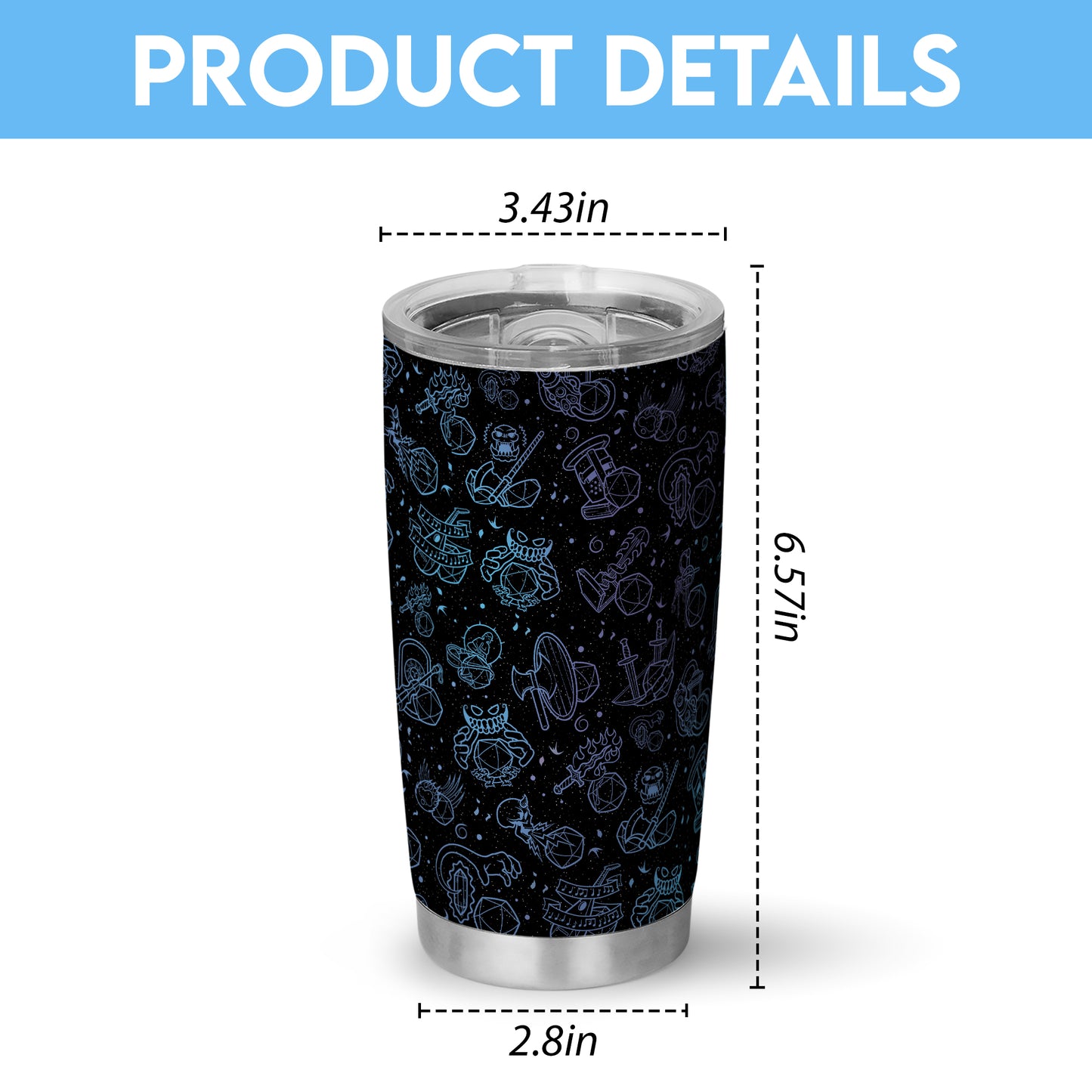 Multi Dice Classes Tumbler