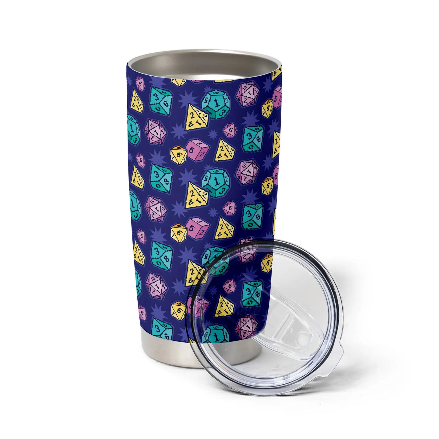 Pixel Dice Tumbler