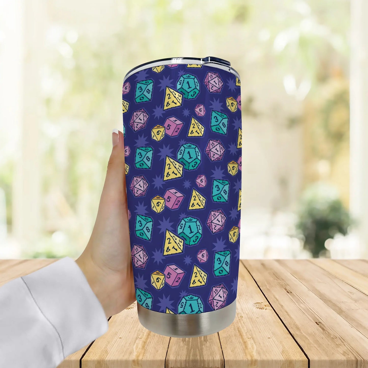 Pixel Dice Tumbler