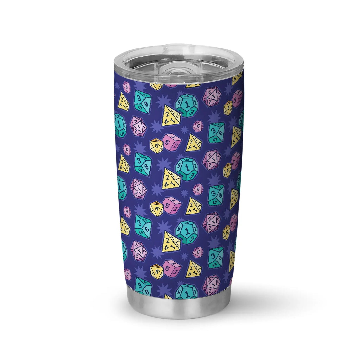 Pixel Dice Tumbler