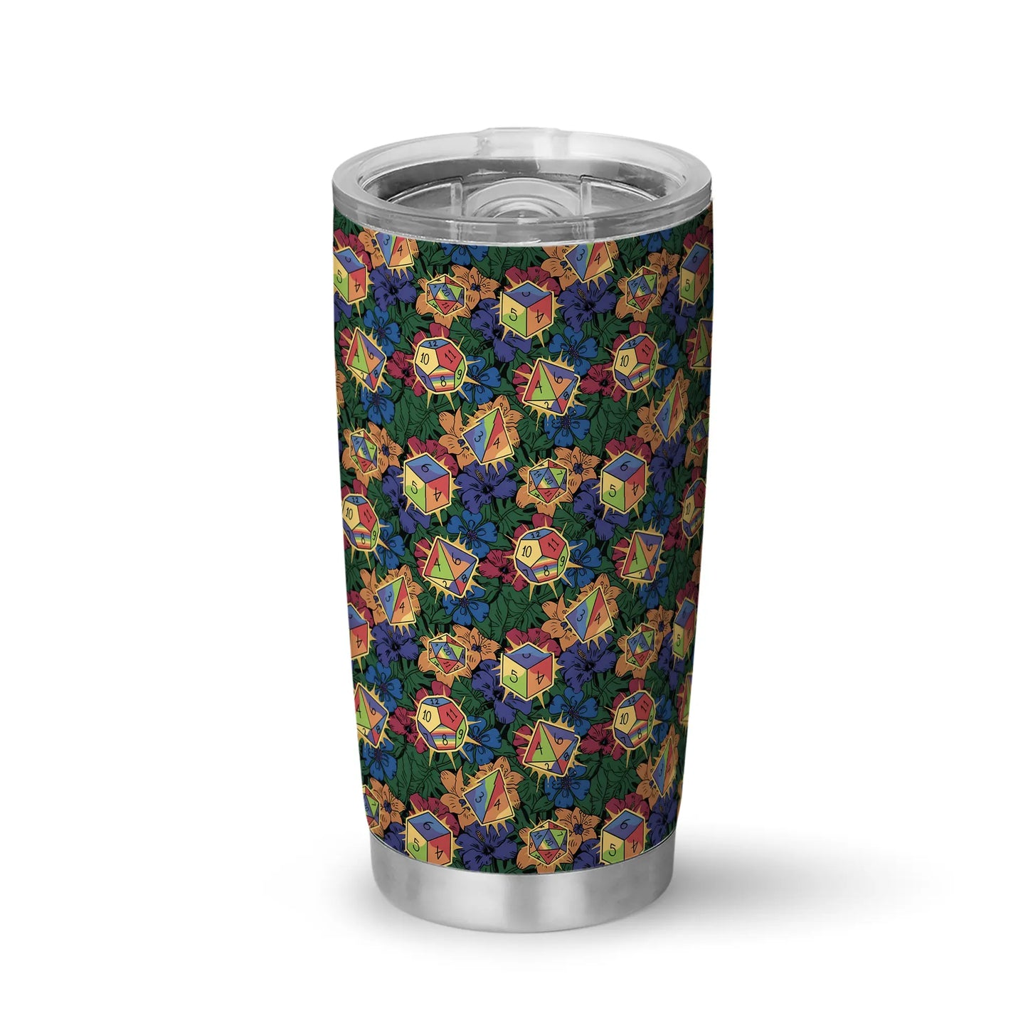 Rainbow Dice Tumbler