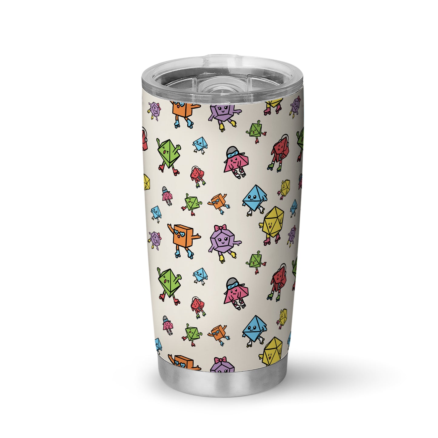 Rollerskating Dice Tumbler