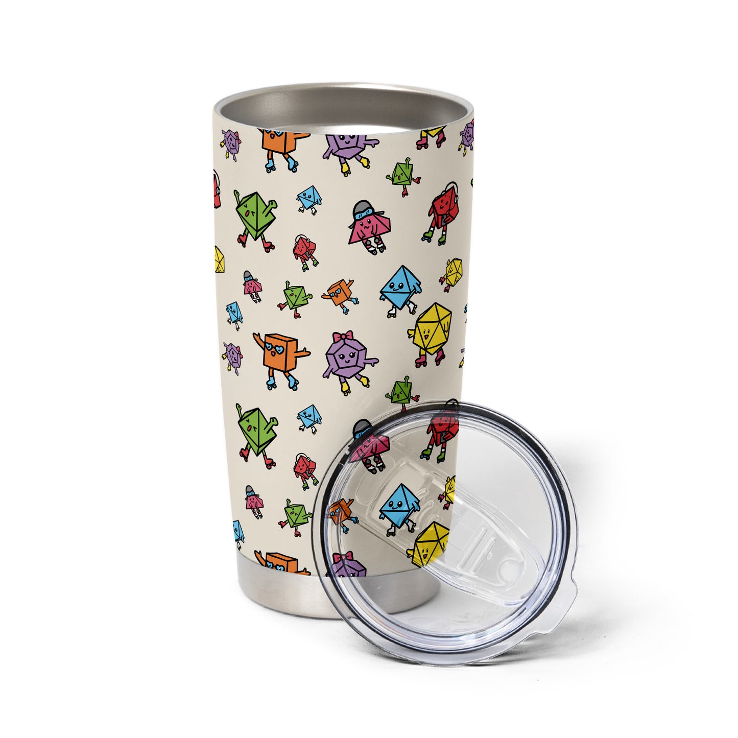 Rollerskating Dice Tumbler