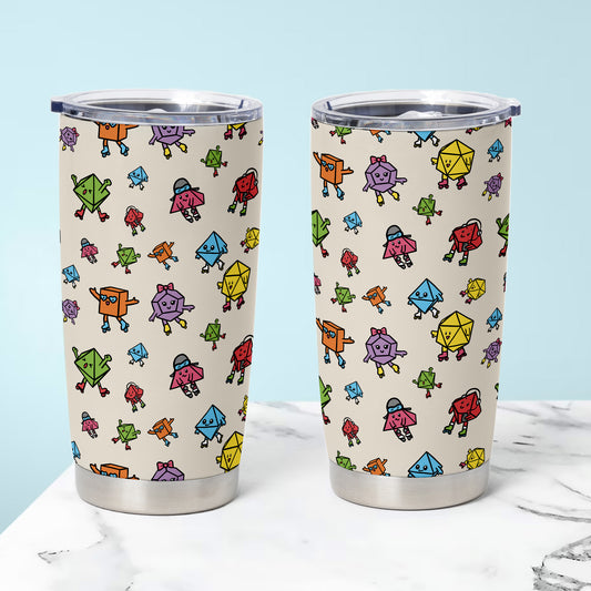 Rollerskating Dice Tumbler