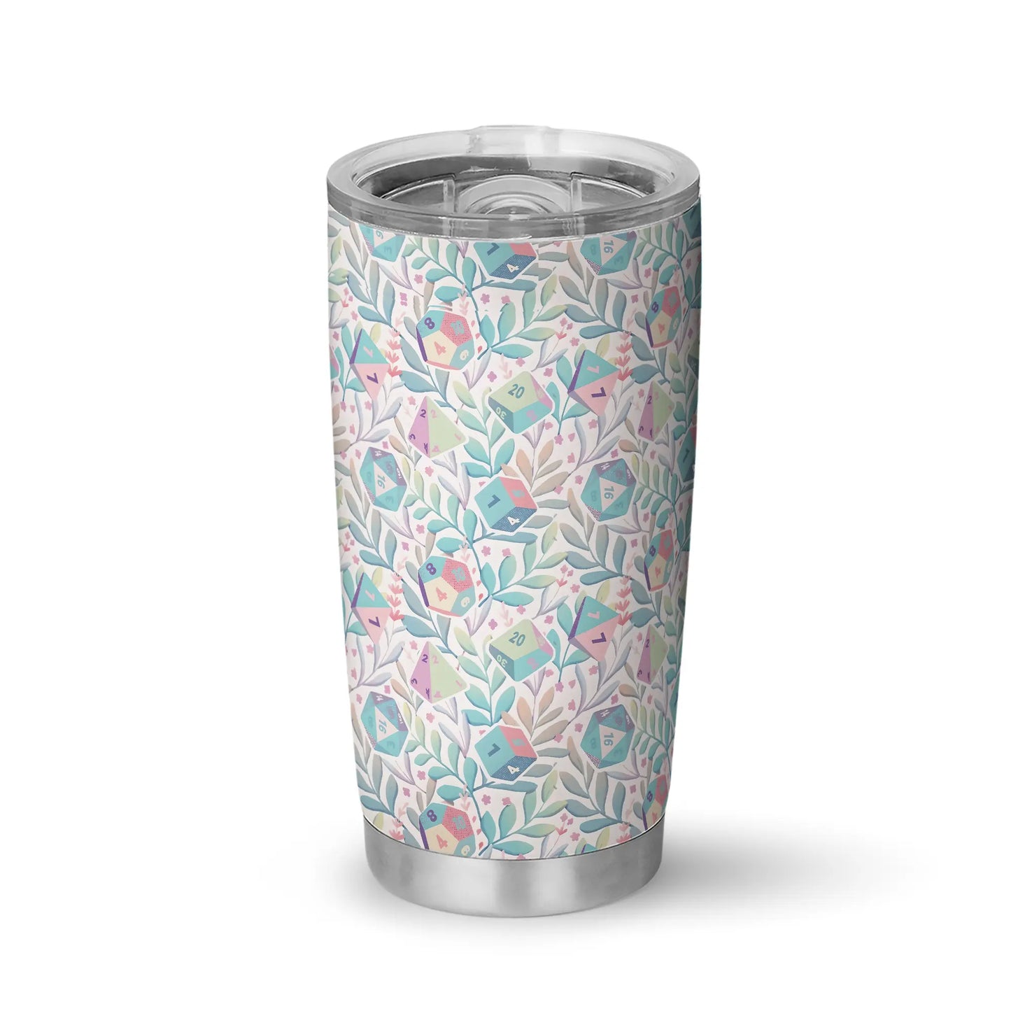 Soft Flower Dice Tumbler